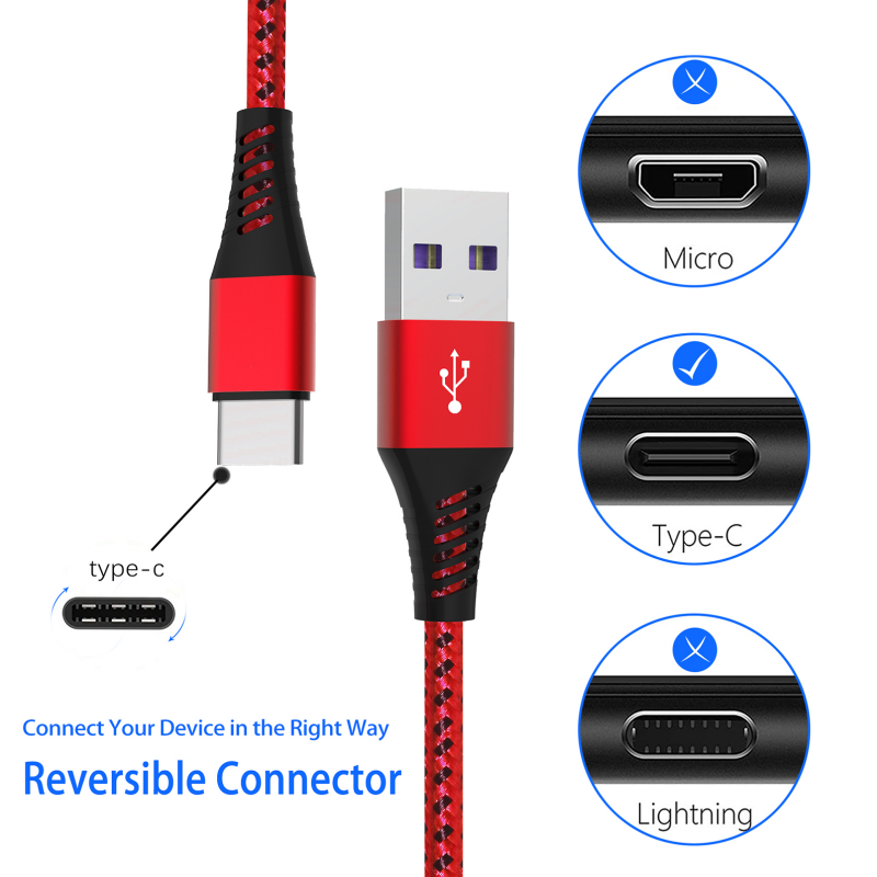  Top sales Custom logo Type-C Data Cable USB A to Type C Charging Cable 3A 480Mbps Fast charging cable