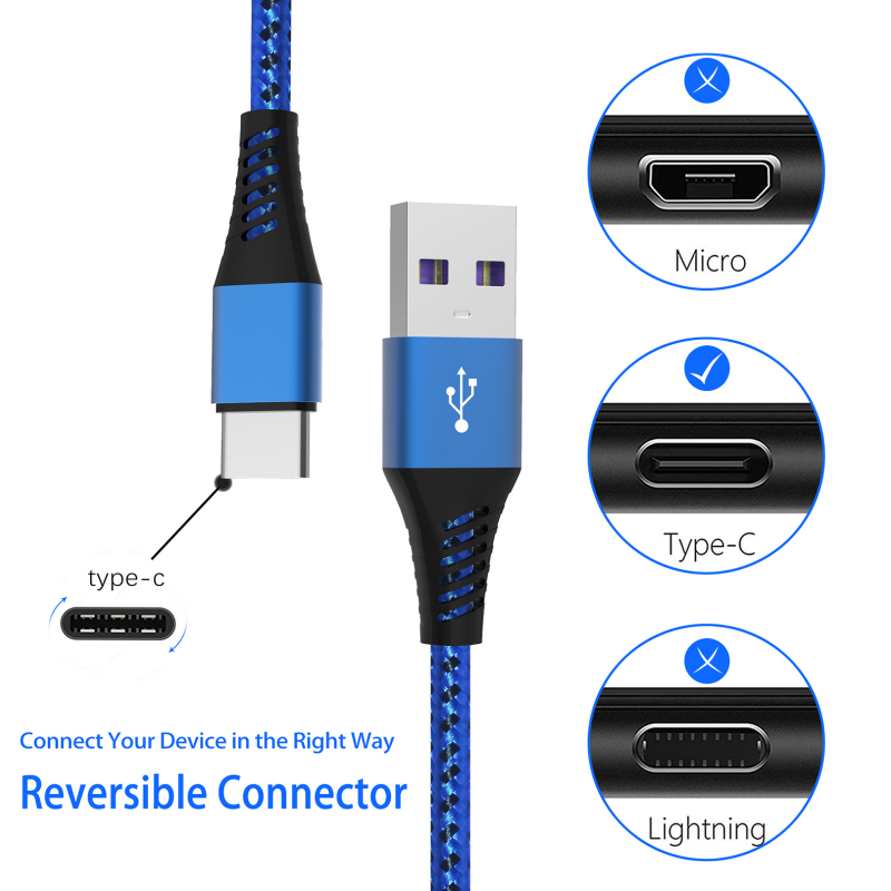  Top sales Custom logo Type-C Data Cable USB A to Type C Charging Cable 3A 480Mbps Fast charging cable