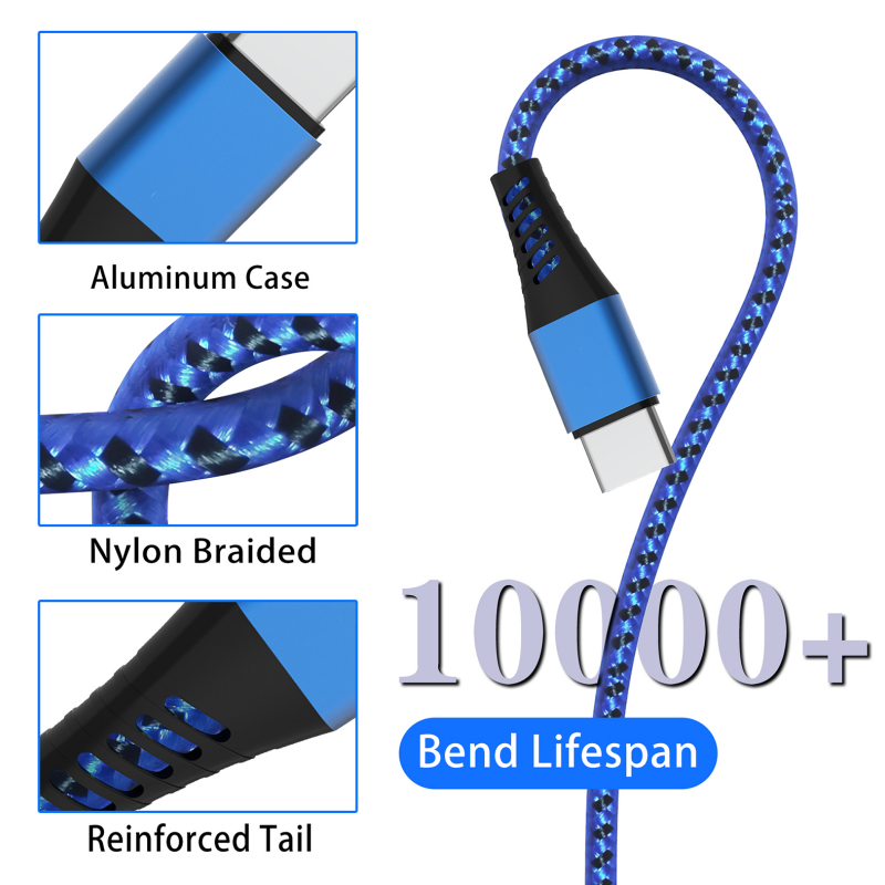  Top sales Custom logo Type-C Data Cable USB A to Type C Charging Cable 3A 480Mbps Fast charging cable